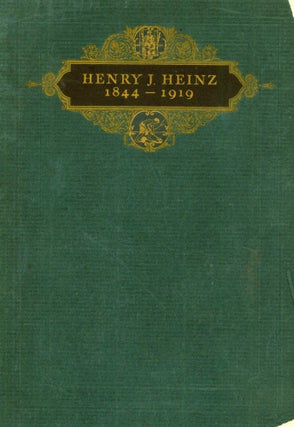 Item #237338 Henry J. Heinz, Founder & President, H.J. Heinz Company, Pittsburgh: Born Octber...