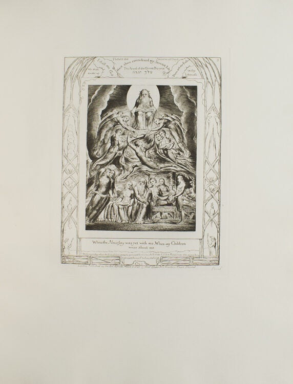 Illustrations of the Book of Job. Introduction by Laurence Binyon and Geoffrey Keynes