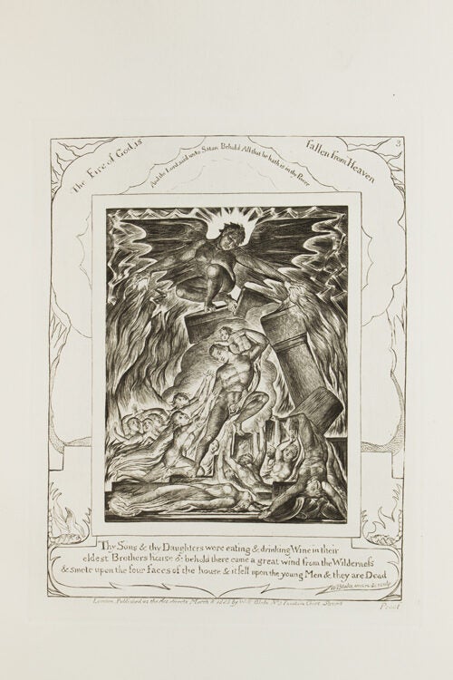 Illustrations of the Book of Job. Introduction by Laurence Binyon and Geoffrey Keynes