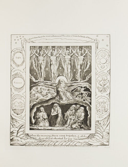 Illustrations of the Book of Job. Introduction by Laurence Binyon and Geoffrey Keynes