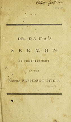 Item #237679 The Heavenly Mansions. : A Sermon preached May 14, 1795, in the City of New-Haven,...