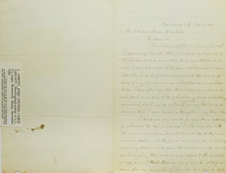Item #237692 Autograph Letter, signed ("John S.C. Abbot") to Mr. Edward Brown Houghton. John...