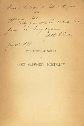 Item #237874 The Poetical Works. Edith Wharton, Henry Wadsworth Longfellow