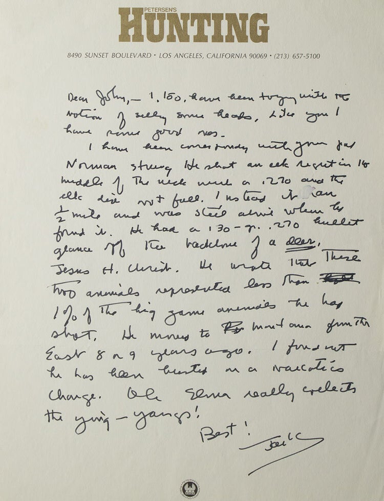 15 Autograph & Typed Letters, signed, all to Jack Robson often with carbons of Robson's letters