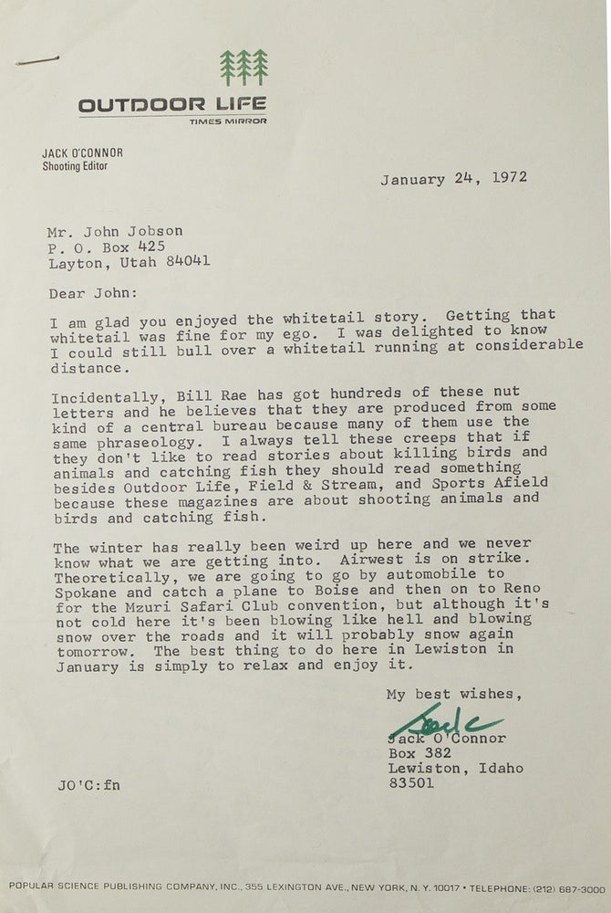 15 Autograph & Typed Letters, signed, all to Jack Robson often with carbons of Robson's letters