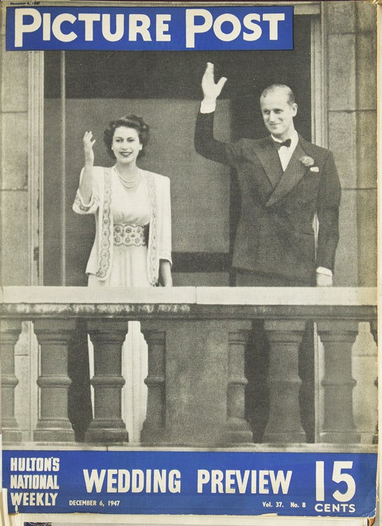 Special Issues for the Royal Marriage of Princess Elizabeth & Prince Philip and Royal Silver Wedding of George VII and Queen Mary of: The Sketch, the Royal Wedding Issue; Illustrated, the Royal Wedding; The Queen, The Royal Wedding 1947, Souvenir Number; Picture Post, Wedding Preview; the Sphere, The Royal Marriage Number; Country Life, Royal Wedding Number & The Queen, the Royal Silver Wedding Issue; the Sphere, Silver Wedding & The Illustrated London News, Royal Silver Wedding Number