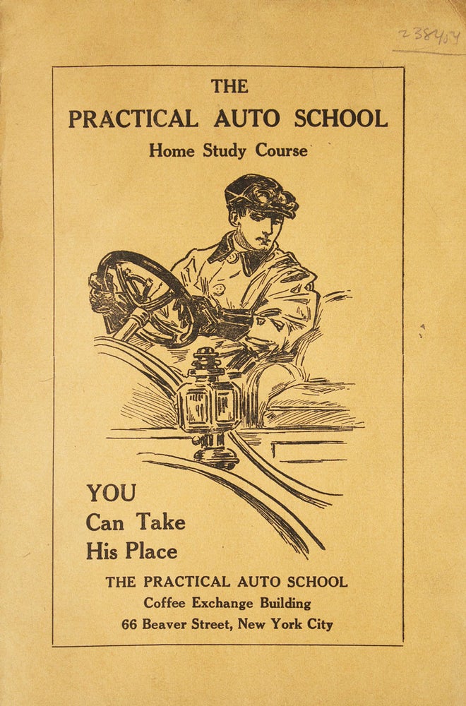 Item #238454 The Practical Auto School. Home Study Course. General Overview. Lessons1-10 in separate booklets. Advanced Course Automobile Selling
