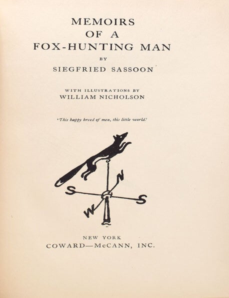 Memoirs of a Fox-Hunting Man