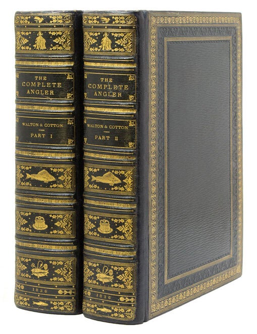 Item #238589 The Complete Angler…by Izaak Walton and…Charles Cotton…With Original Memoirs and Notes by Sir Harris Nicolas. Izaac Walton.