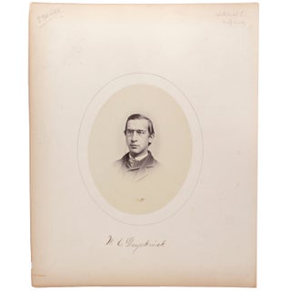 Item #238688 From the Yale Yearbook 1865 Photograph, Signed. WITH: on reverse George P. Dutton,...