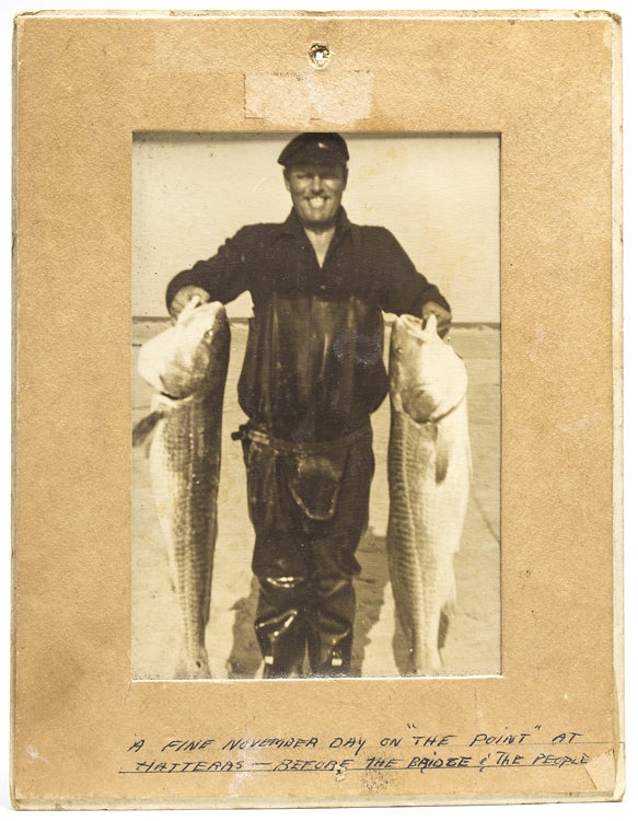 Collection of Photographs of Gardner D. Marsh, prize-winning salt water angler of Eel Point, Nantucket