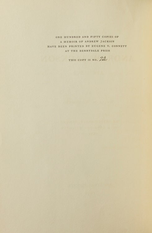 A Memoir of Andrew Jackson Africanus ... In Affectionate Memory of Long and Faithful Service