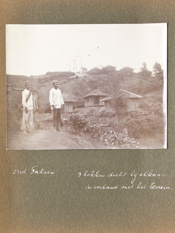 Three Photographic Albums of Aerial Tramways on Coffee, Tea, and Rubber Plantations in the Netherlands East Indies, 1914-1925, showing the engineering work of the Dutch firm of Merrem & La Porte