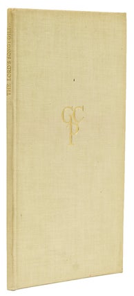 Item #239328 The Lord's Song. Eric Gill
