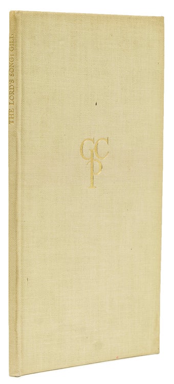 Item #239328 The Lord's Song. Eric Gill.