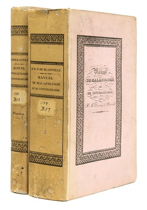 Item #239541 Manuel de Malacologie et de Conchyliologie. H. M. Ducrotay de Blainville
