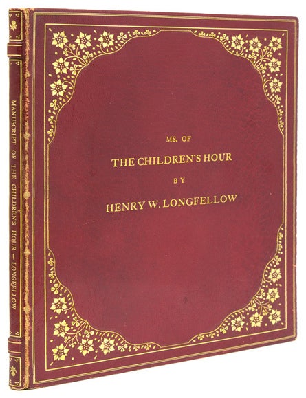 Autograph Manuscript, fair copy, of "The Children's Hour," Signed ("Henry W. Longfellow")