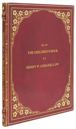 Item #239709 Autograph Manuscript, fair copy, of "The Children's Hour," Signed ("Henry W....