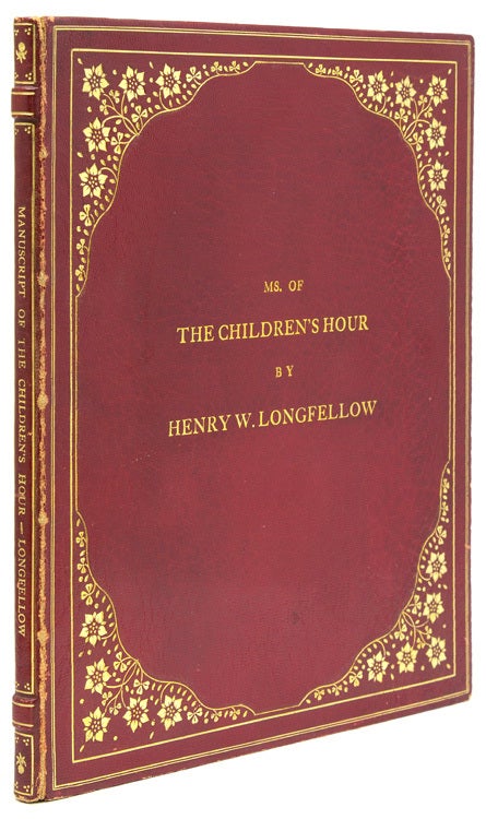 Autograph Manuscript, fair copy, of "The Children's Hour," Signed ("Henry W. Longfellow")
