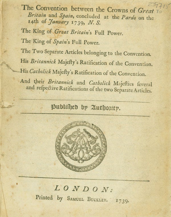 The Convention Between The Crowns Of Great Britain And Spain Concluded the-convention-between-the-crowns-of-great-britain-and-spain-concluded