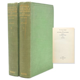 Item #23997 The Letters of Disraeli to Lady Bradford and Lady Chesterfield. Edited by the Marquis...
