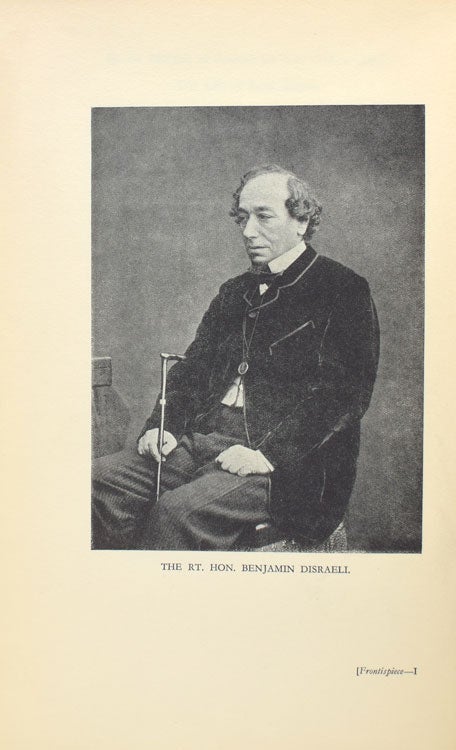 The Letters of Disraeli to Lady Bradford and Lady Chesterfield. Edited by the Marquis of Zetland