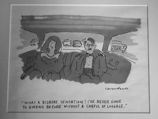 Item #24028 New Yorker cartoon: original ink and wash drawing, signed “Crawford”. New Yorker...