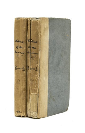 Item #241983 Notions of the Americans: Picked up by a Travelling Bachelor. James Fenimore Cooper