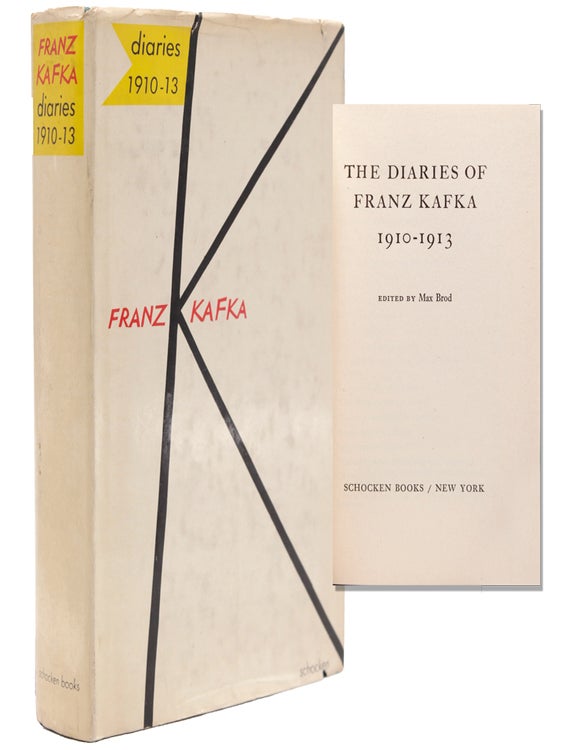 The Diaries of Franz Kafka 1910-1913. [Translated by Joseph Kresh.]