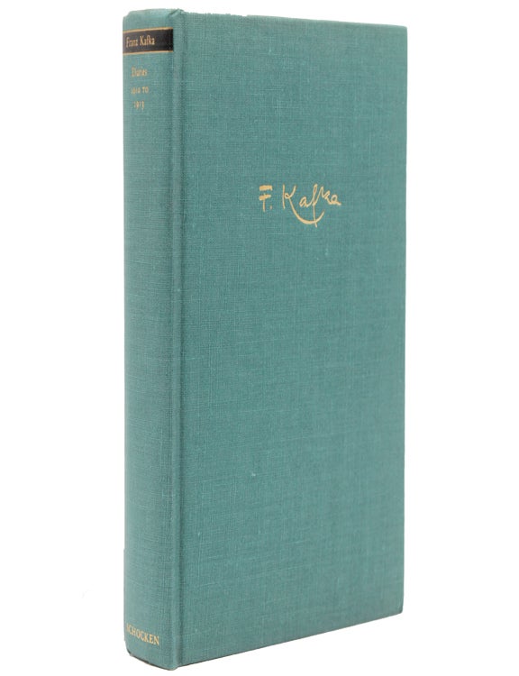 The Diaries of Franz Kafka 1910-1913. [Translated by Joseph Kresh.]