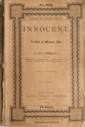 Item #242116 Innocent. A Tale of Modern Life. Mrs. Margaret Oliphant