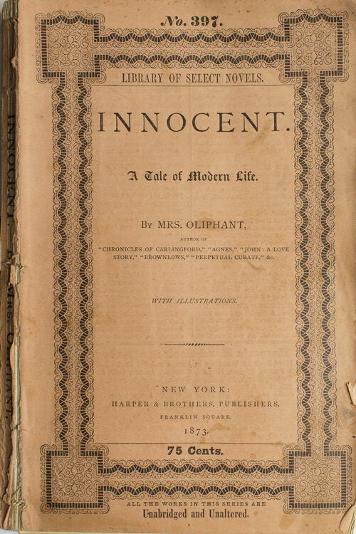Innocent. A Tale of Modern Life
