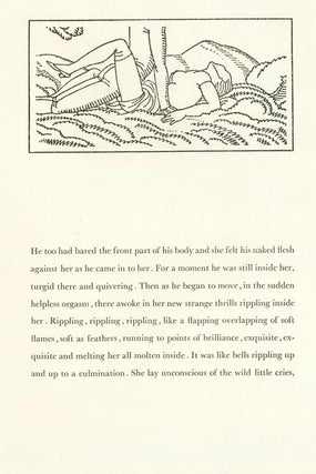 Item #242560 An Excerpt from Lady Chatterley's Lover. D. H Lawrence