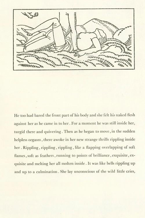 Item #242560 An Excerpt from Lady Chatterley's Lover. D. H Lawrence.