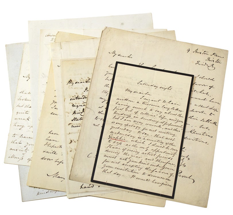 A fine collection of eleven letters - Samuel Prout