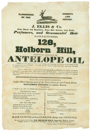 Item #243031 J. Ellis & Co. From Money and Hypolite, Prize Hair Cutters from Parts, Perfumers,...