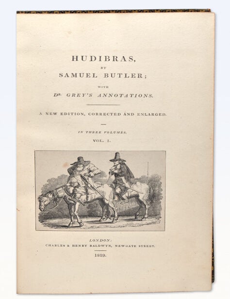 Hudibras. With Dr. Gray's annotations