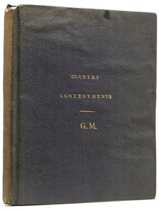 Country Contentments: or, The Husbandmans Recreations. Contayning the wholesome Experiences, ...