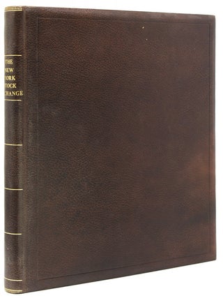 Item #244131 Souvenir of the New York Stock Exchange. STOCK MARKET