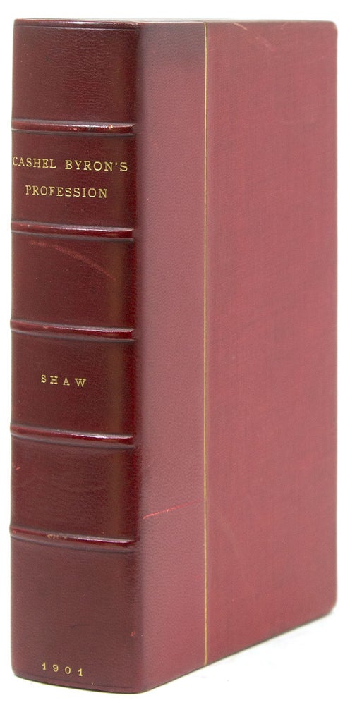 Cashel Byron's Profession. Newly Revised with several Prefaces and an Esaay on Prizefighting. Also The Admiral Bashville or, Constancy Unrewarded being the Novel of Cashel Byron's Profession done into the Stage Paly in Three Acts and in Blank Verse