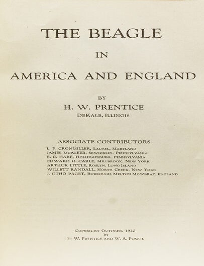 The Beagle in America and England (2/2)