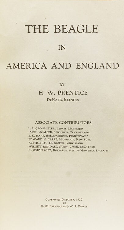The Beagle in America and England (2/2)