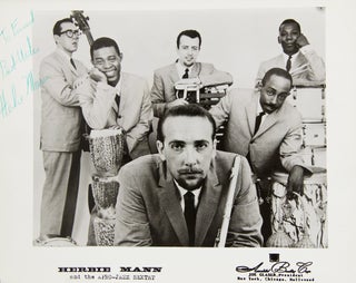Item #245967 Photo of the Herbie mann Group, signed. "To Ernest/ Best Wishes/ Herbie Mann....
