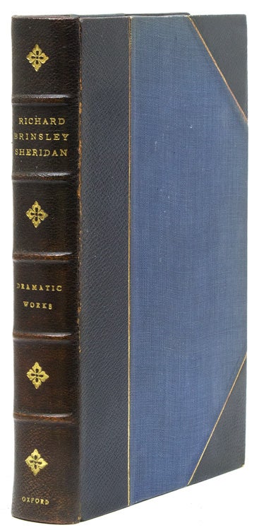 Item #246149 The Dramatic Works of Richard Brinsley Sheridan. Richard Brinsley Sheridan.