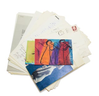 Item #24628 A group of letters from American authors consisting of 36 typed and autograph letters...