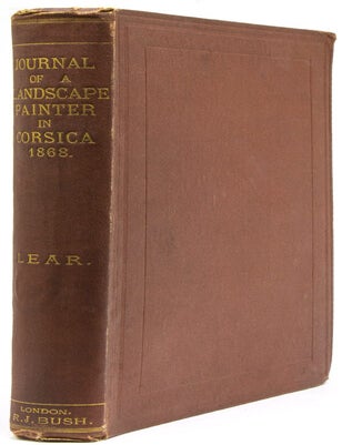 Item #246345 Journal of a Landscape Painter in Corsica. Edward Lear.