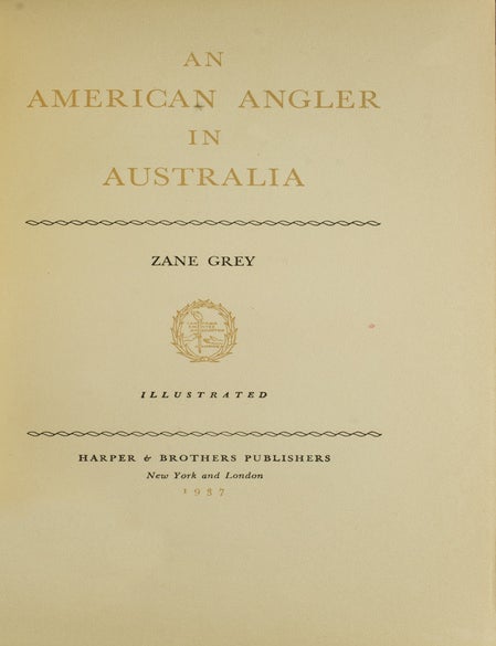 An American Angler in Australia