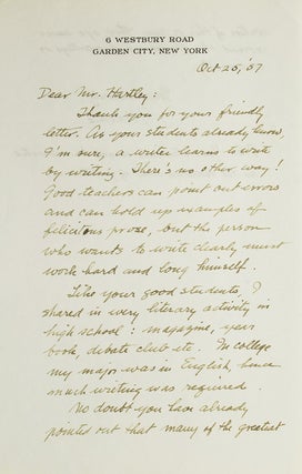 Item #24650 Autograph letter, signed “J. Adams”. John Cranford Adams