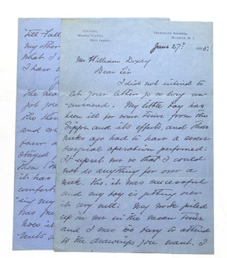 Item #246517 Autograph Letter, signed, to William Doxey, San Francisco Publisher of THE LARK. A....