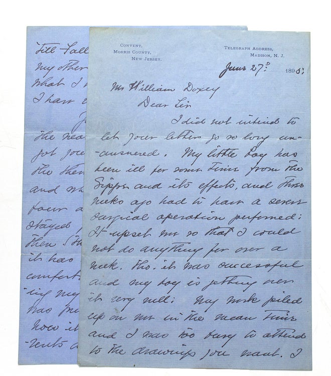 Item #246517 Autograph Letter, signed, to William Doxey, San Francisco Publisher of THE LARK. A. B. Frost.
